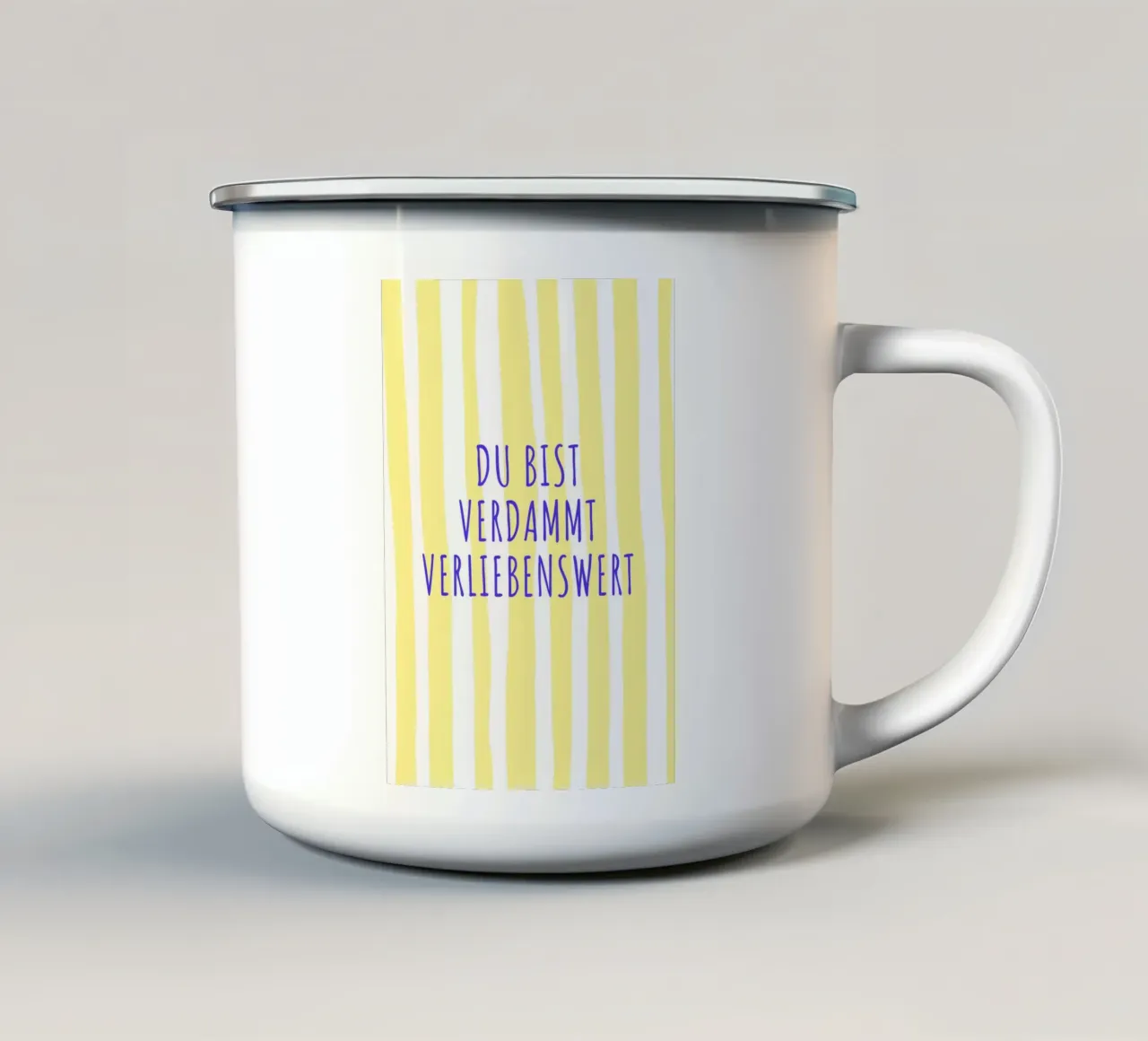 Du bist verdammt verliebenswert. tazza in smalto da FRICKE DESIGN