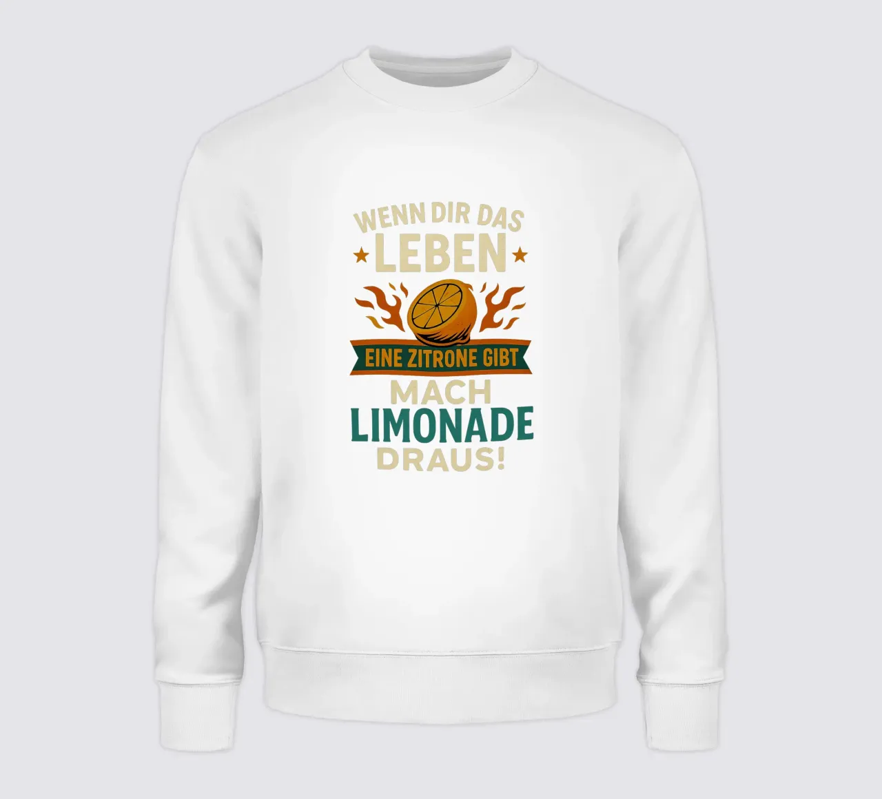 WENN DIR DAS LEBEN EINE ZITRONE GIBT, MACH LIMONADE DRAUS felpa da Vintage Van Gogh