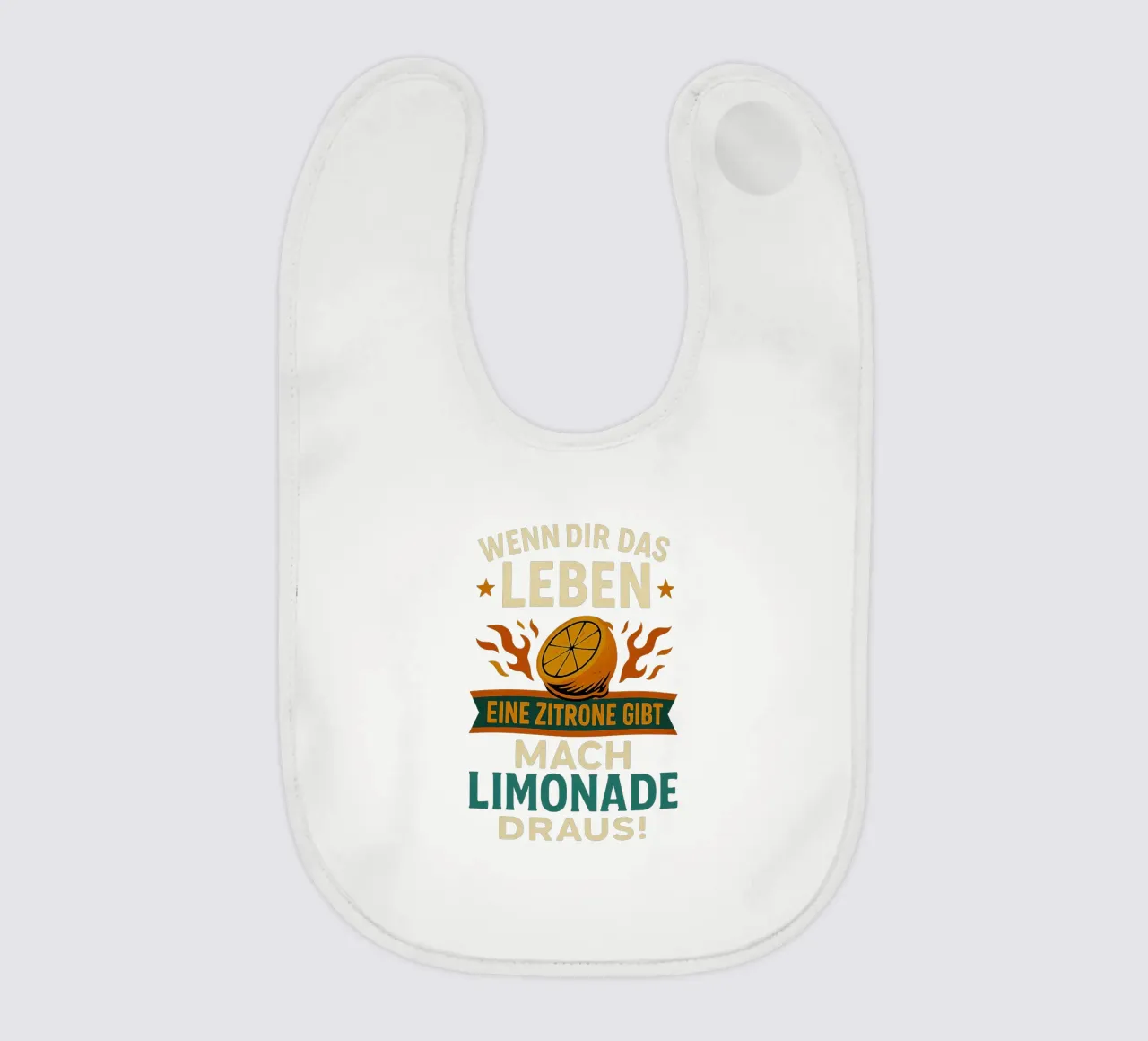 WENN DIR DAS LEBEN EINE ZITRONE GIBT, MACH LIMONADE DRAUS bavaglino da Vintage Van Gogh