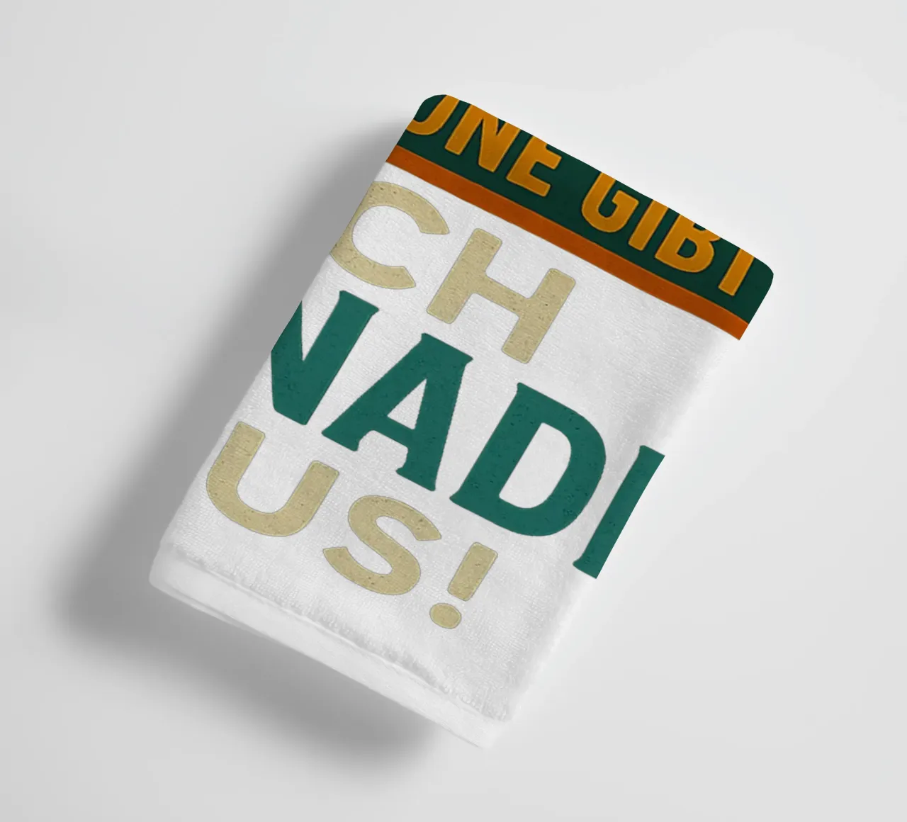 WENN DIR DAS LEBEN EINE ZITRONE GIBT, MACH LIMONADE DRAUS towel by Vintage Van Gogh