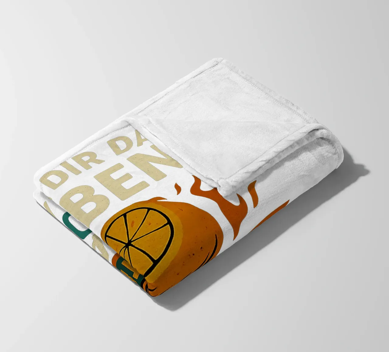 WENN DIR DAS LEBEN EINE ZITRONE GIBT, MACH LIMONADE DRAUS coperta in pile da Vintage Van Gogh