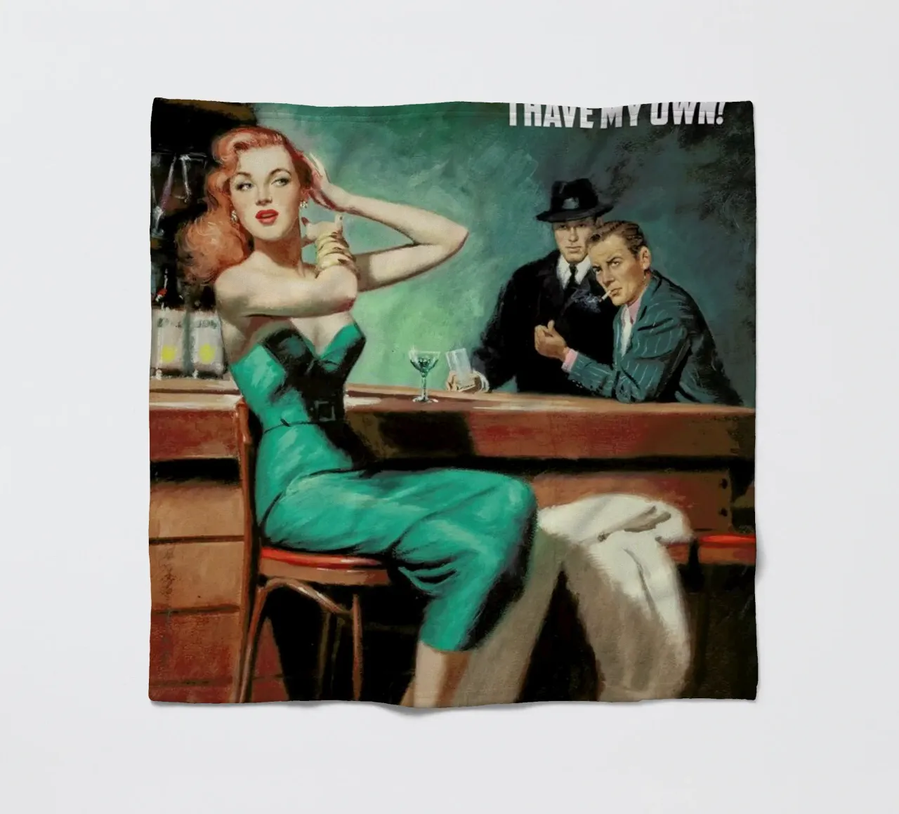 I Don't Need Your Approval coperta in pile da Gallery Print and Art Limited