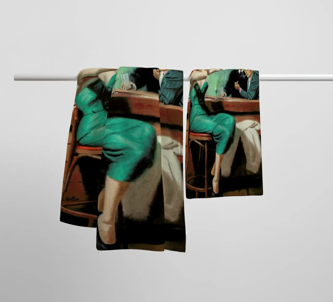 I Don't Need Your Approval asciugamano da bagno da Gallery Print and Art Limited