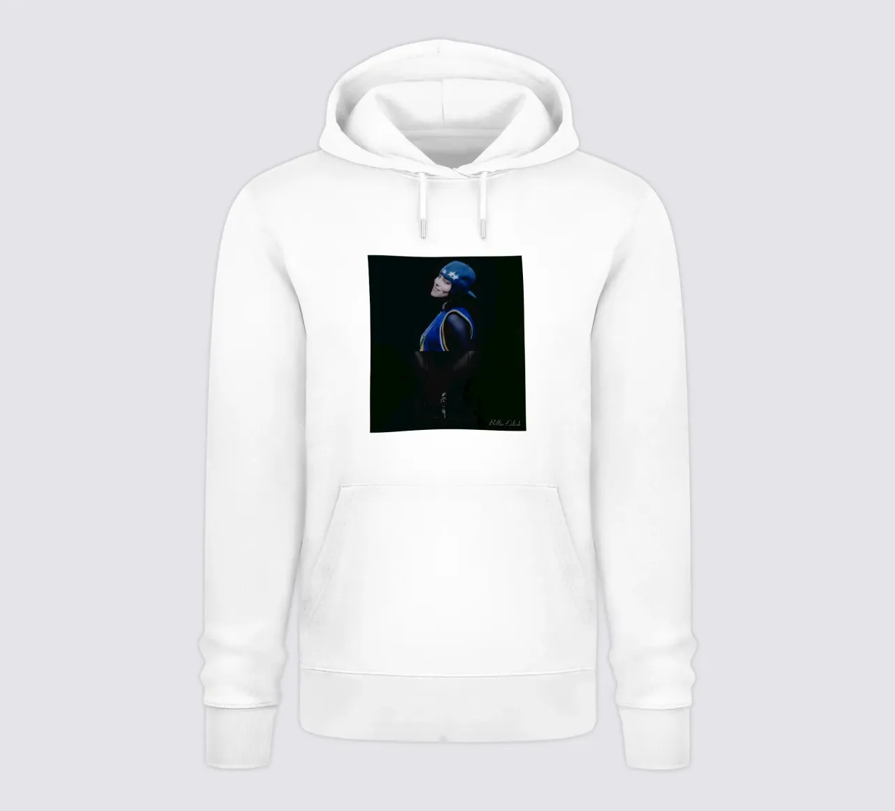 Sorriso Billie eilish felpa con cappuccio da AudioLibrary