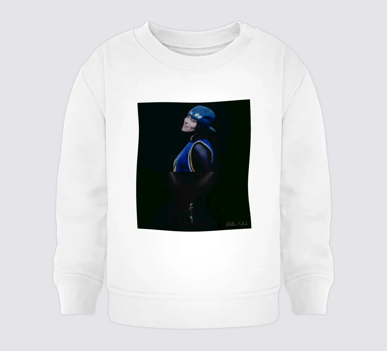 Sorriso Billie eilish felpa neonato da AudioLibrary