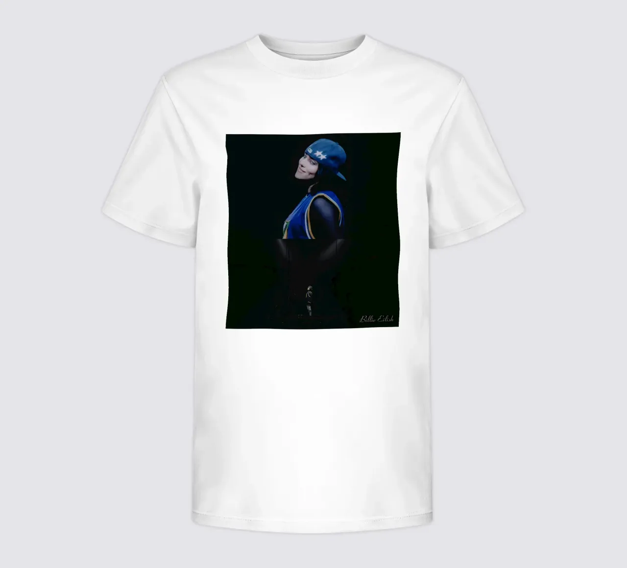 Smile Billie eilish kids t-shirt by AudioLibrary