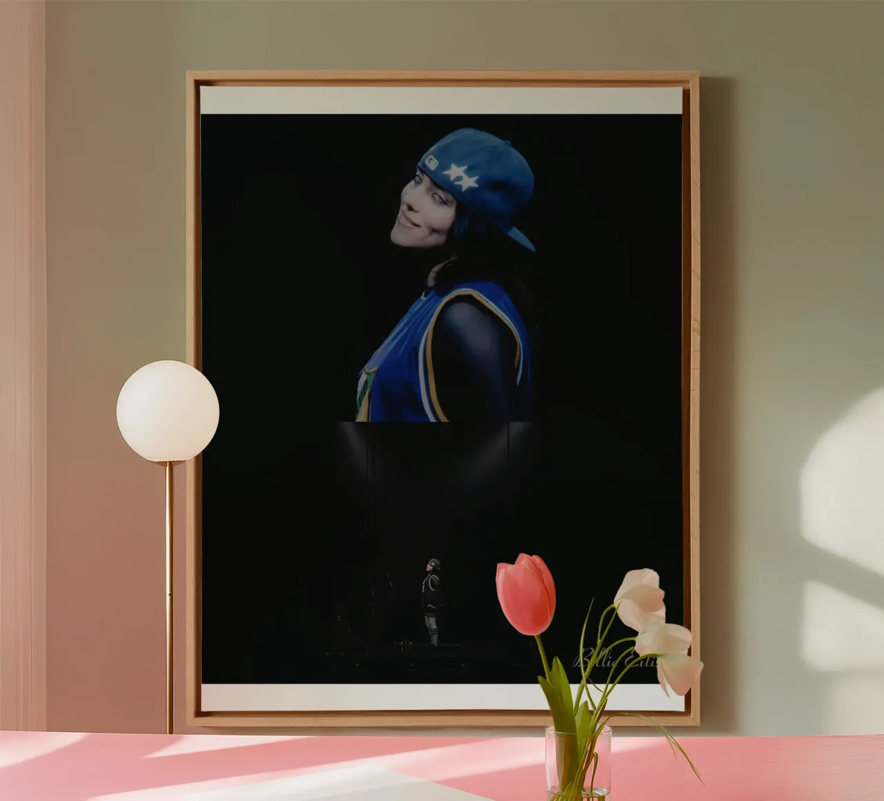 Smile Billie eilish Leinwand von AudioLibrary