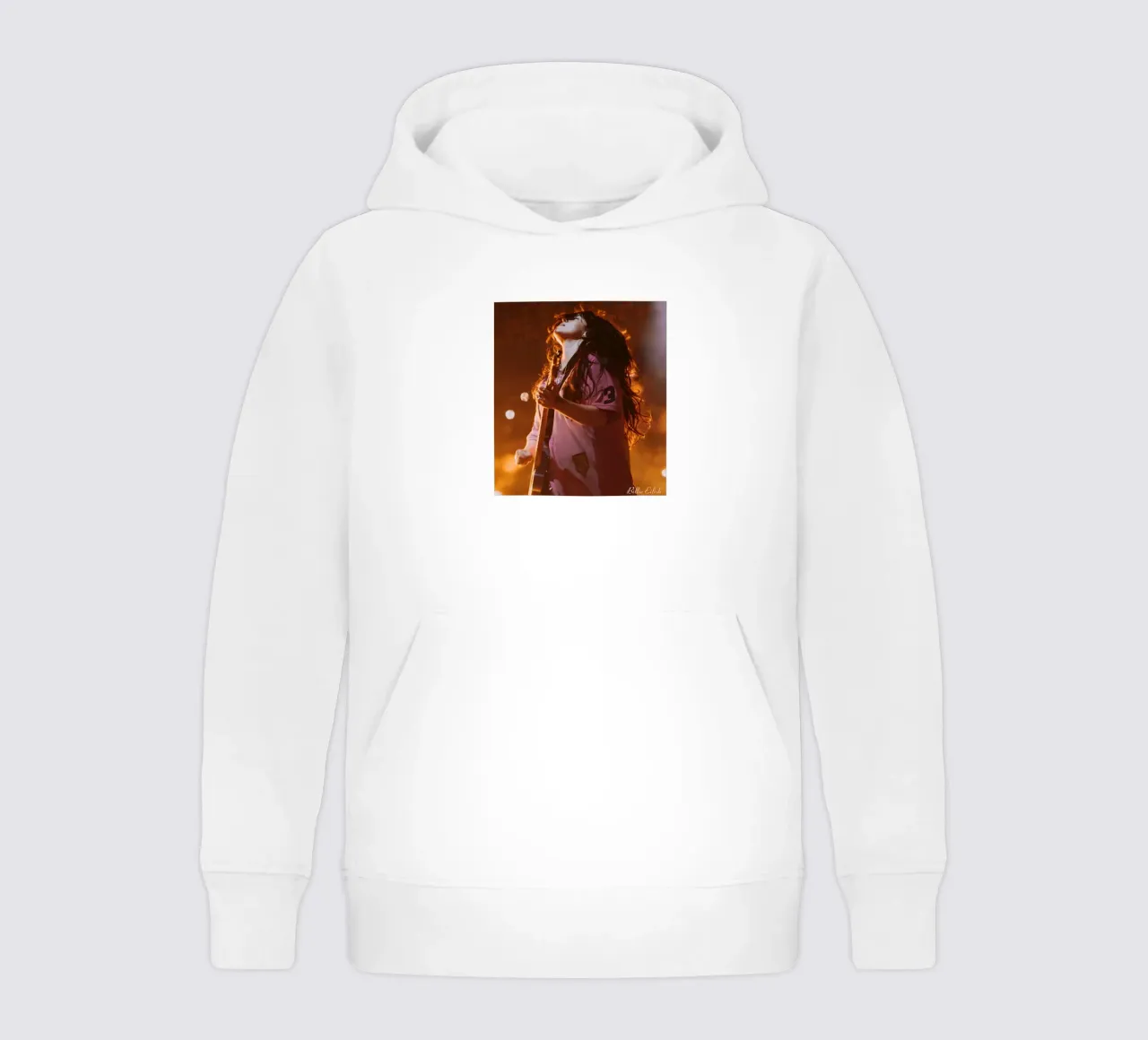 Tocar la guitarra - Billie Eilish sudadera con capucha para niño de AudioLibrary