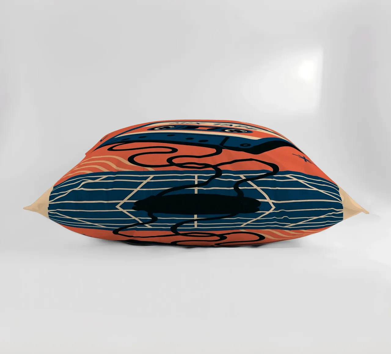 Mix Tape - The retro poster decorative cushion by JETLAG | affiches voyage