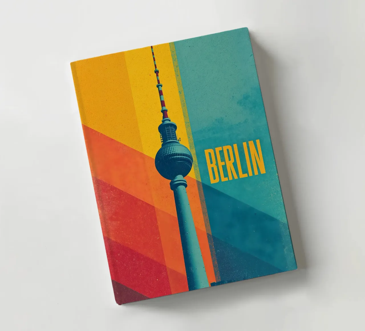 Reiseposter rétro de Berlin carnet de notes de Vintage Travel Art