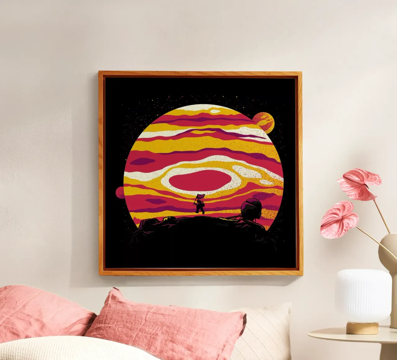 Explore Space Moon Astronaut plexiglass da Tobe Fonseca