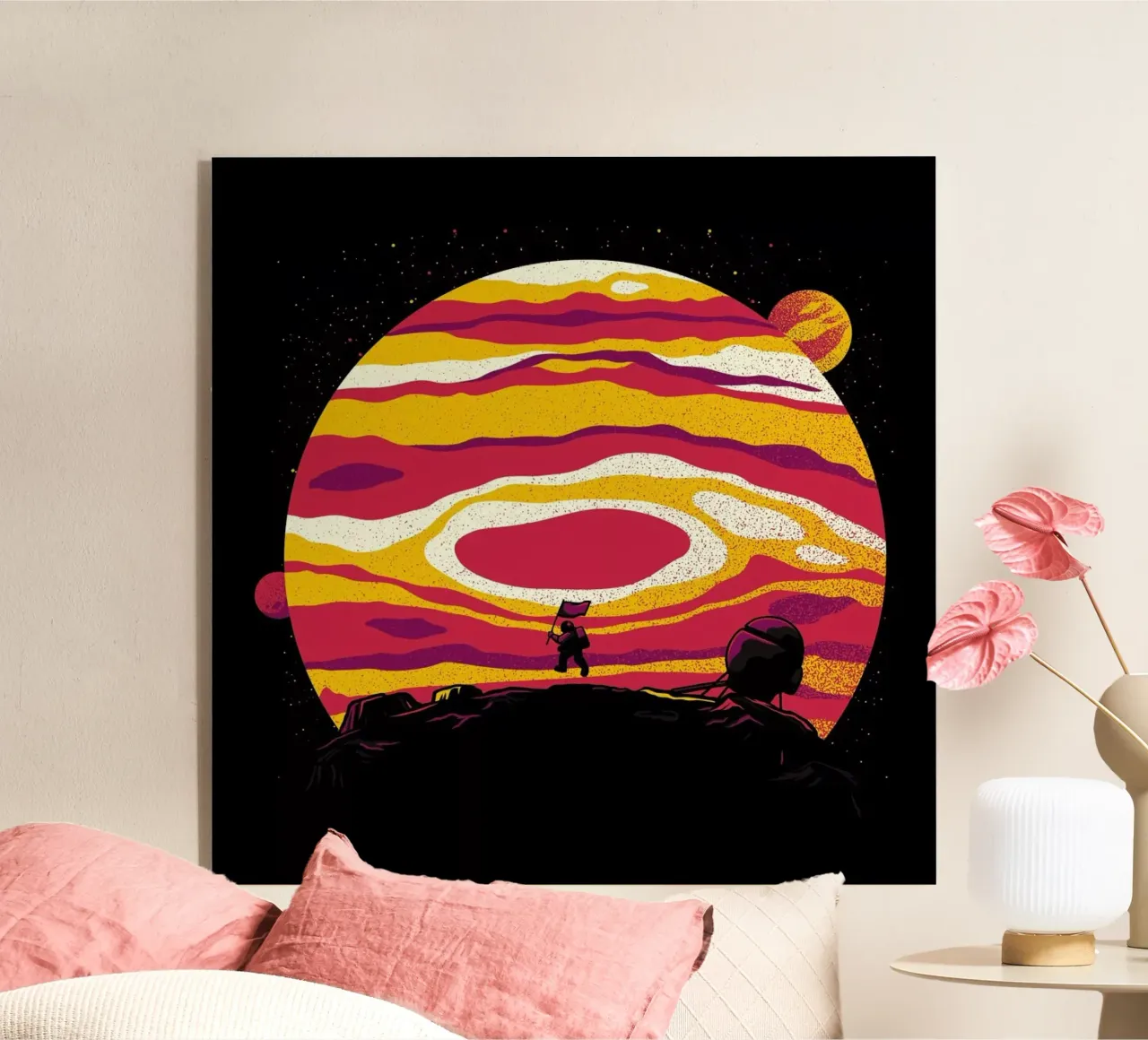 Explore Space Moon Astronaut plexiglass da Tobe Fonseca