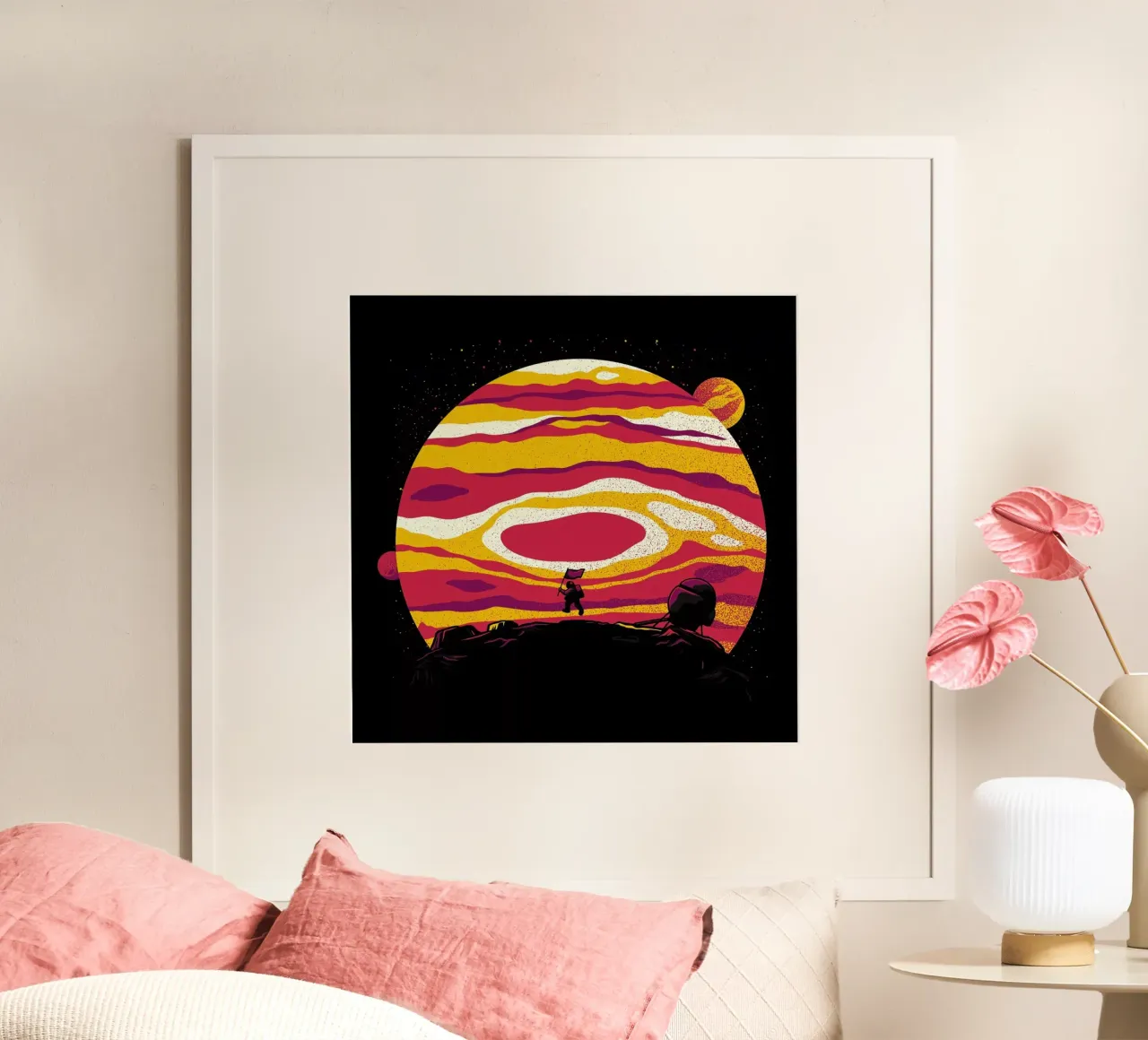 Explore Space Moon Astronaut poster da Tobe Fonseca