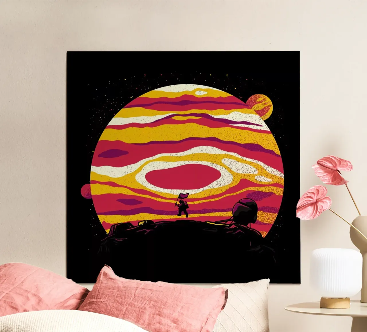 Explore Space Moon Astronaut poster da Tobe Fonseca