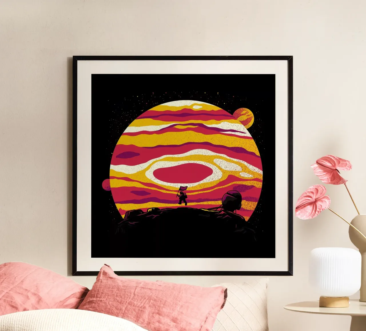 Explore Space Moon Astronaut poster da Tobe Fonseca