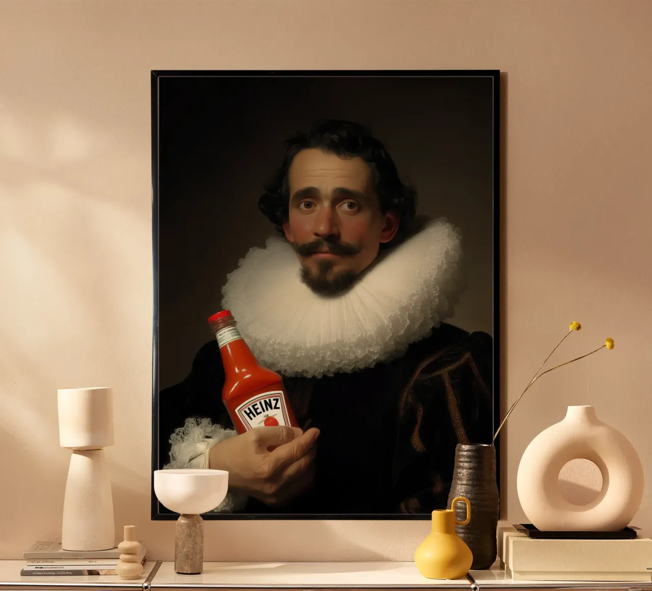 Duke Heinz | Barocco con la passione per il ketchup poster da Autofocus