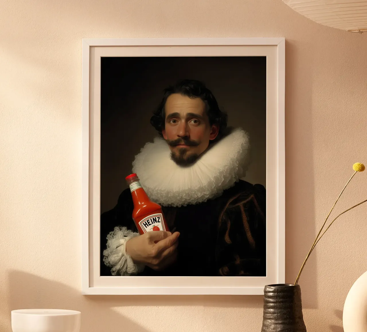 Duke Heinz | Barocco con la passione per il ketchup poster da Autofocus