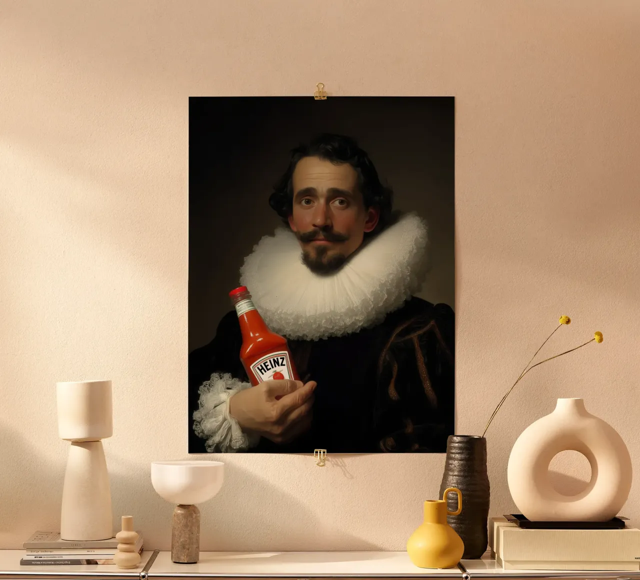 Duke Heinz | Barocco con la passione per il ketchup poster da Autofocus