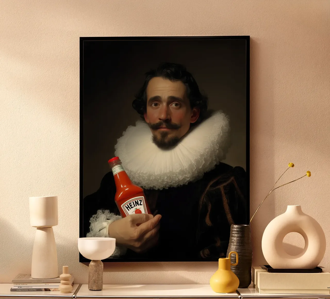 Duke Heinz | Barocco con la passione per il ketchup poster da Autofocus