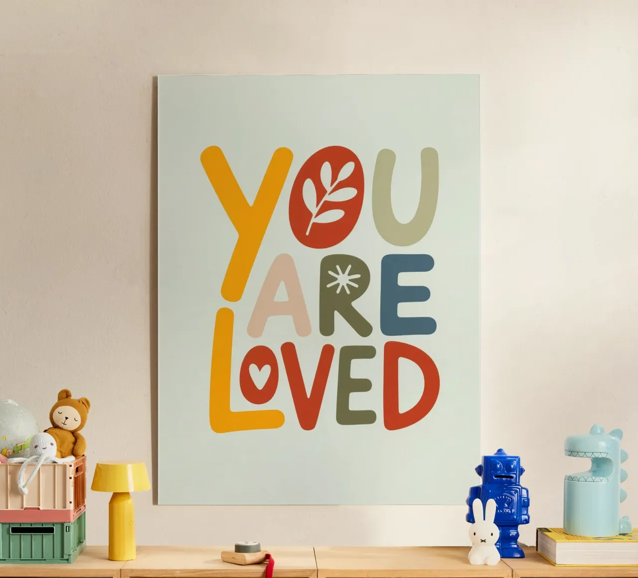 YOU ARE LOVED plexiglass da Klitzeklein