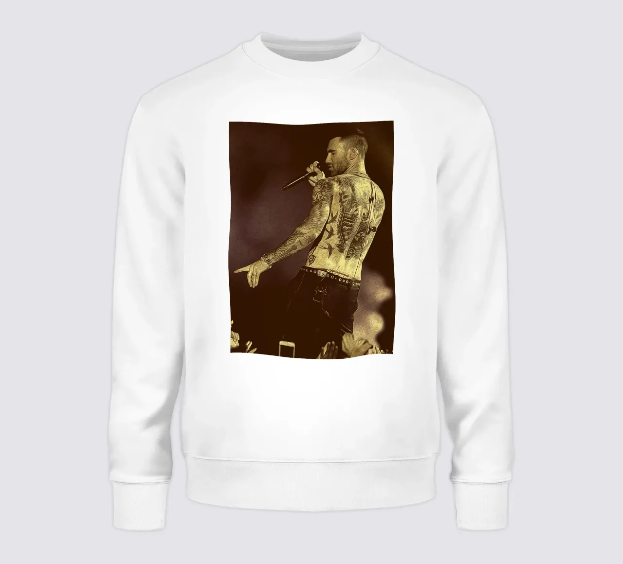 Ritmo grezzo felpa da singpentinksale