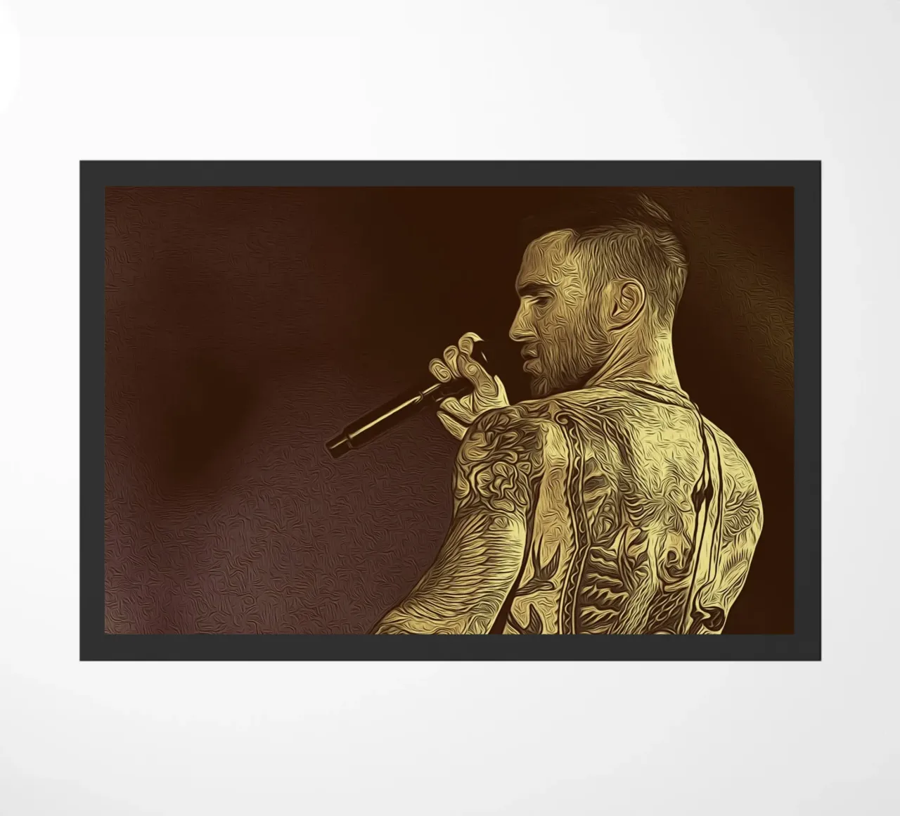 Ritmo grezzo zerbino da singpentinksale