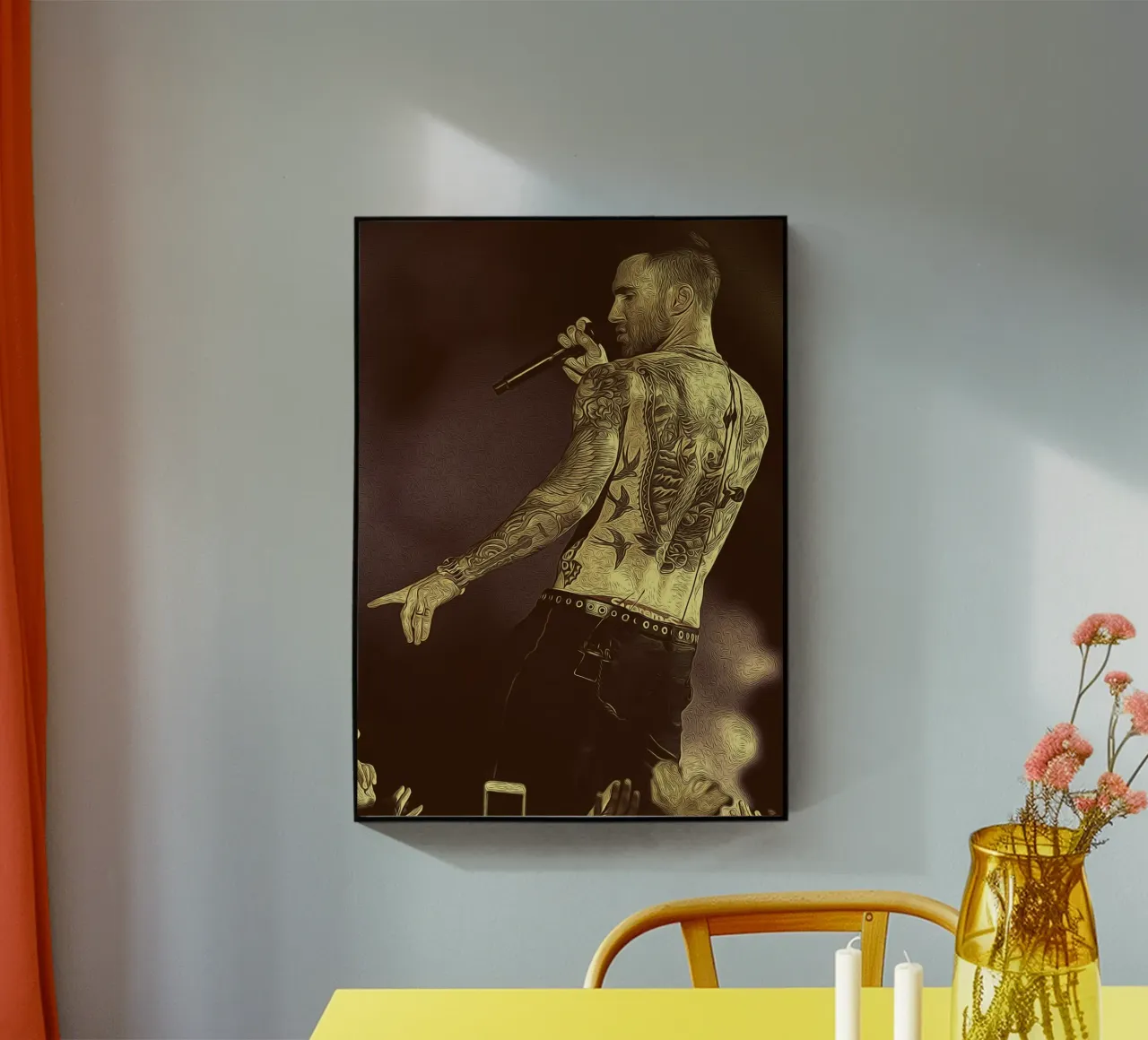 Ritmo grezzo plexiglass da singpentinksale