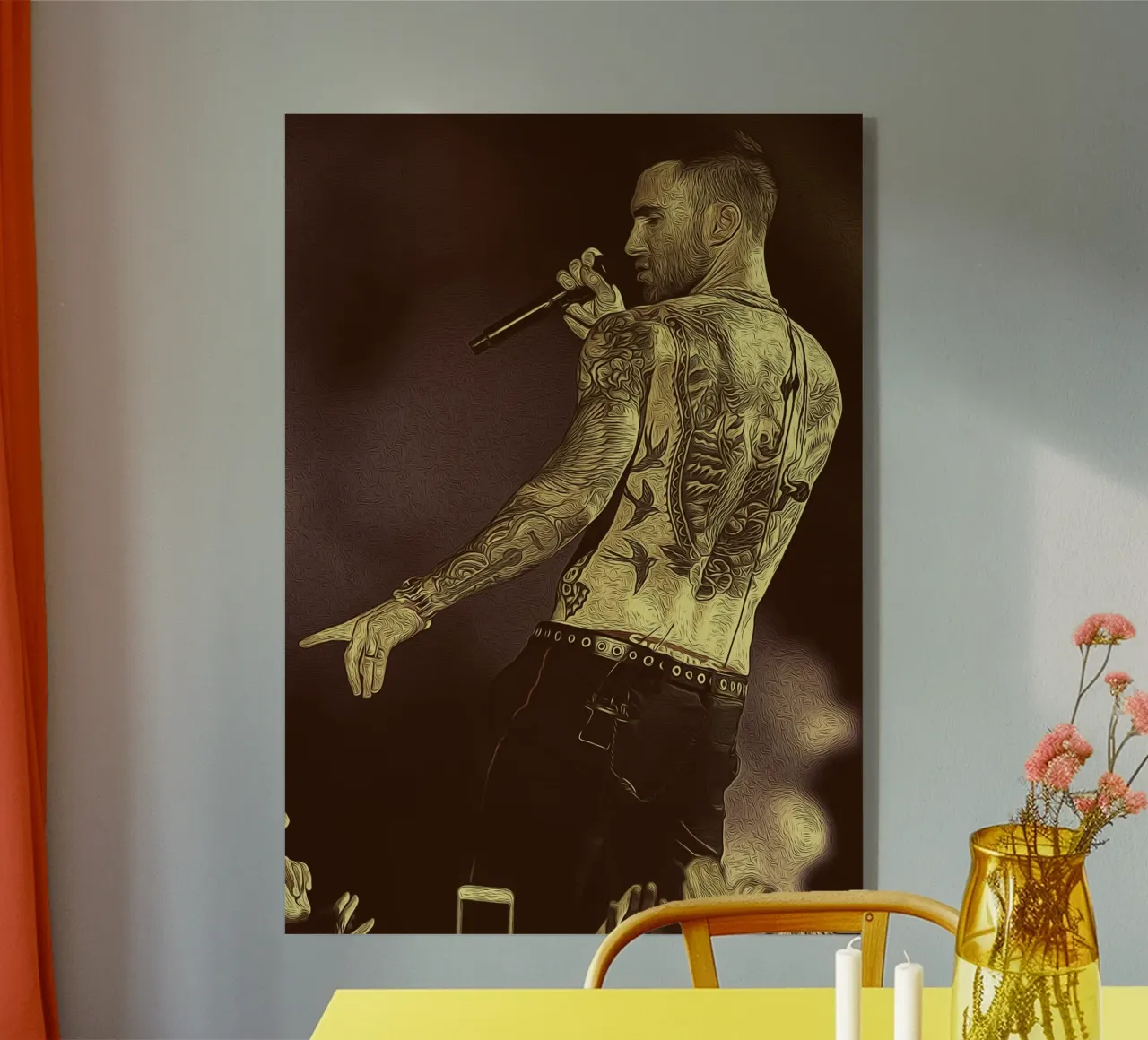 Ritmo grezzo plexiglass da singpentinksale