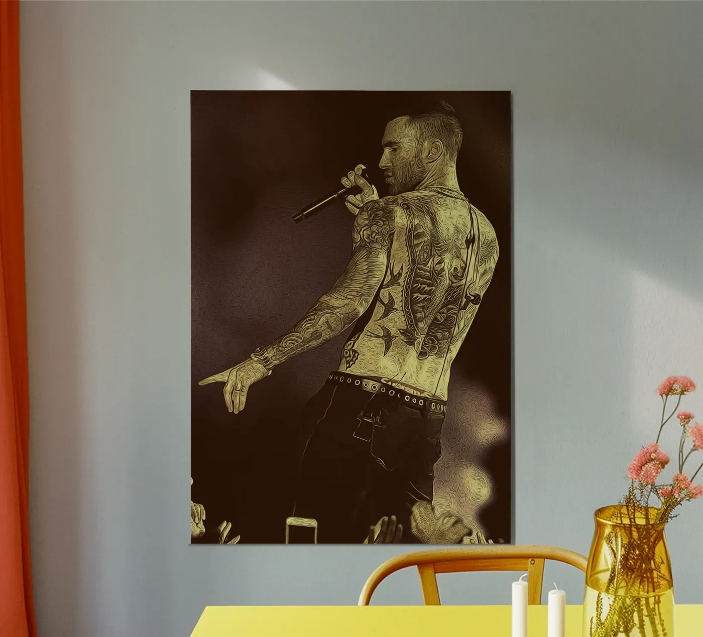 Raw Rhythm poster by singpentinksale