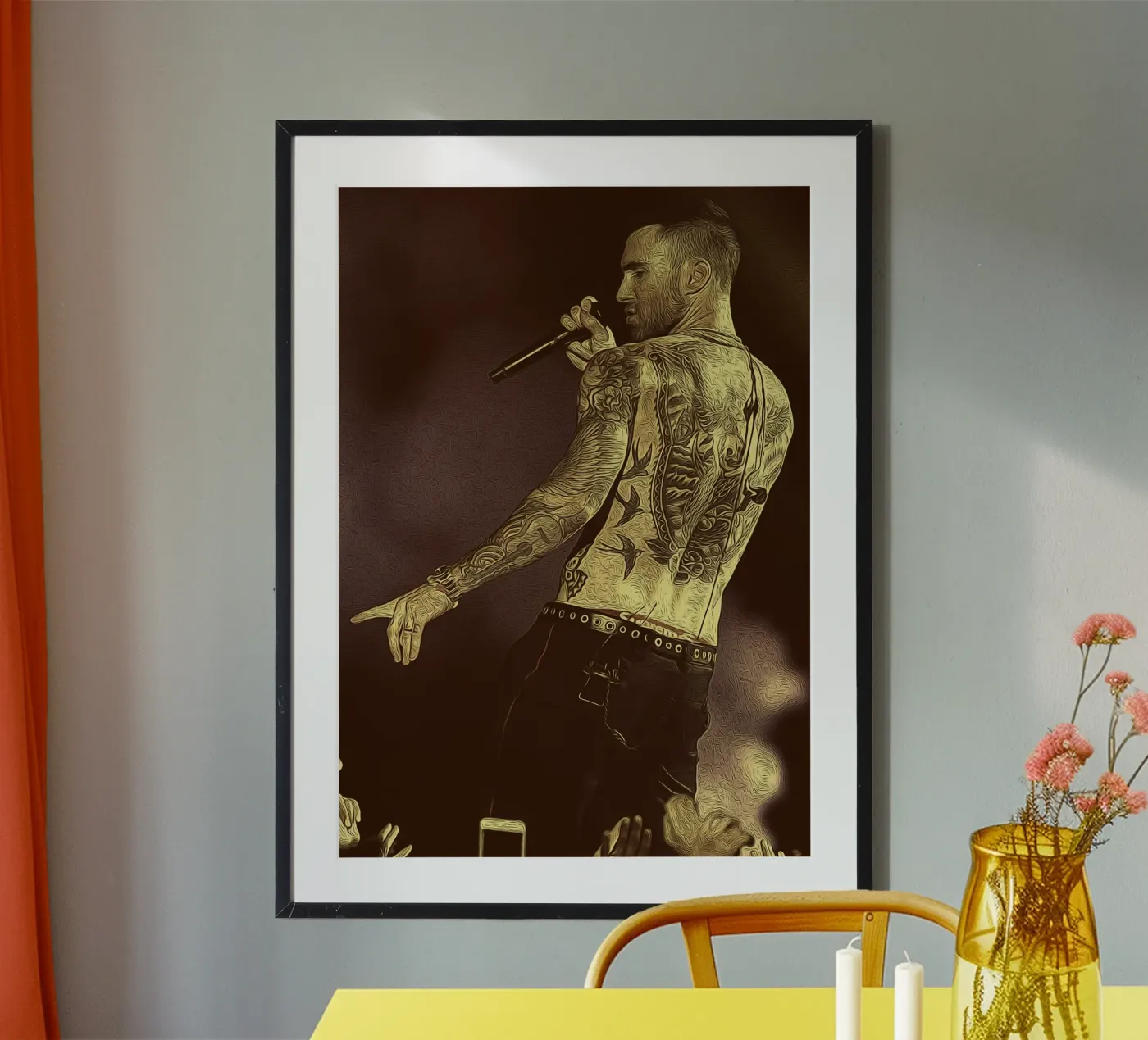 Raw Rhythm poster by singpentinksale