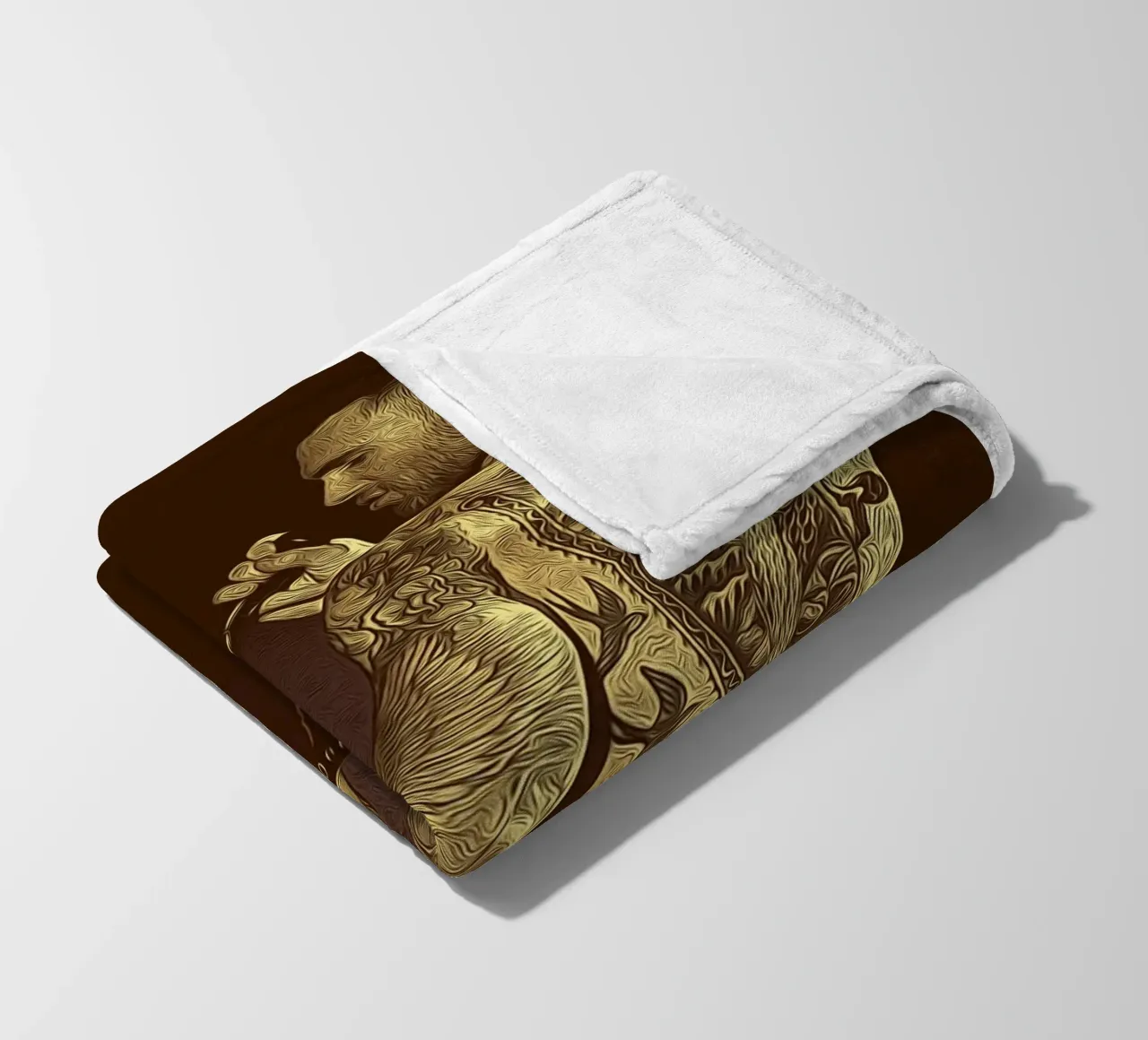 Ritmo grezzo coperta in pile da singpentinksale