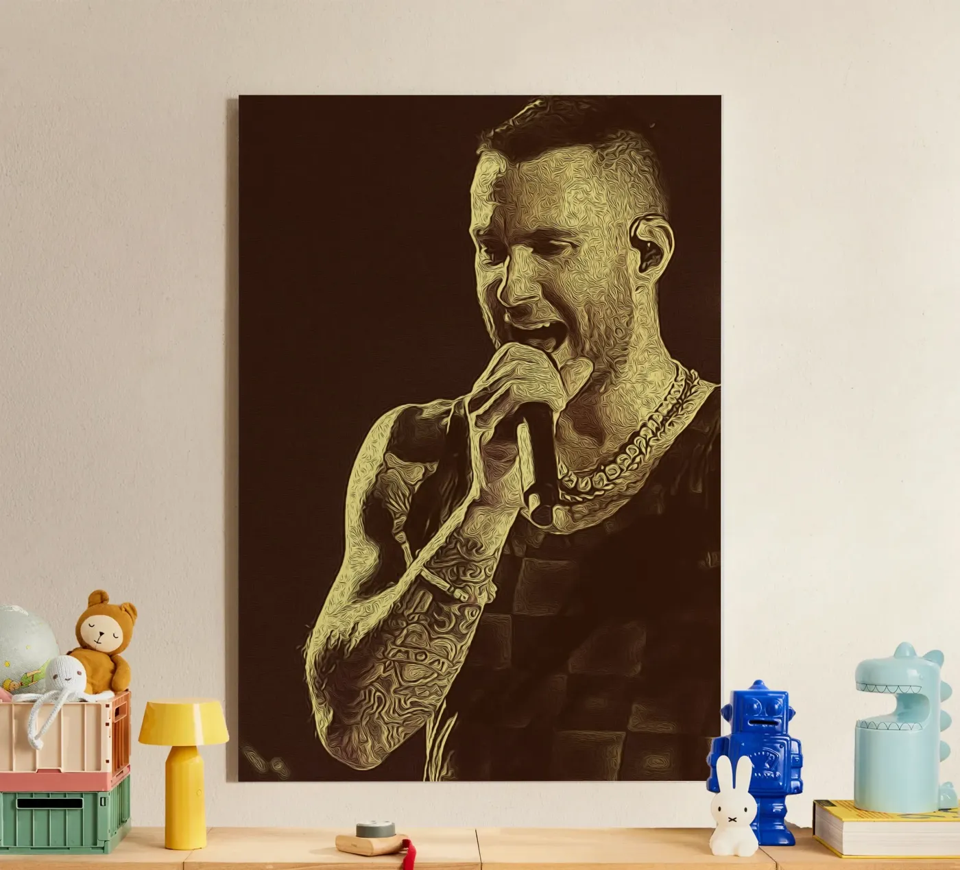 Inchiostro e Melodia plexiglass da singpentinksale