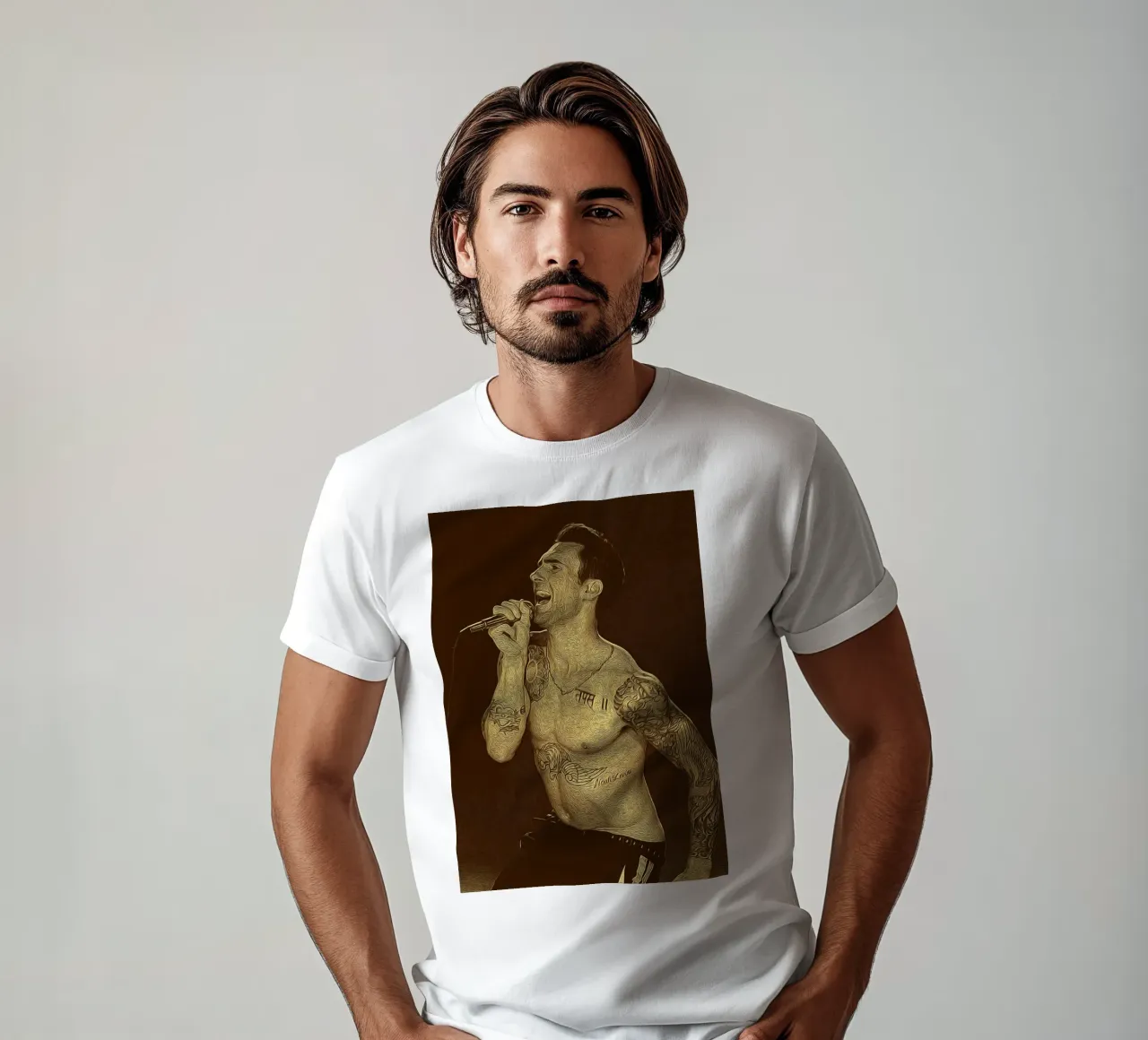 Tattooed Echo t-shirt by singpentinksale