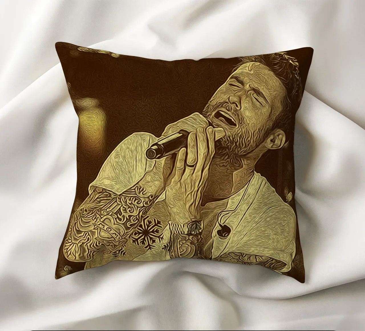 Levine nelle luci cuscino da singpentinksale