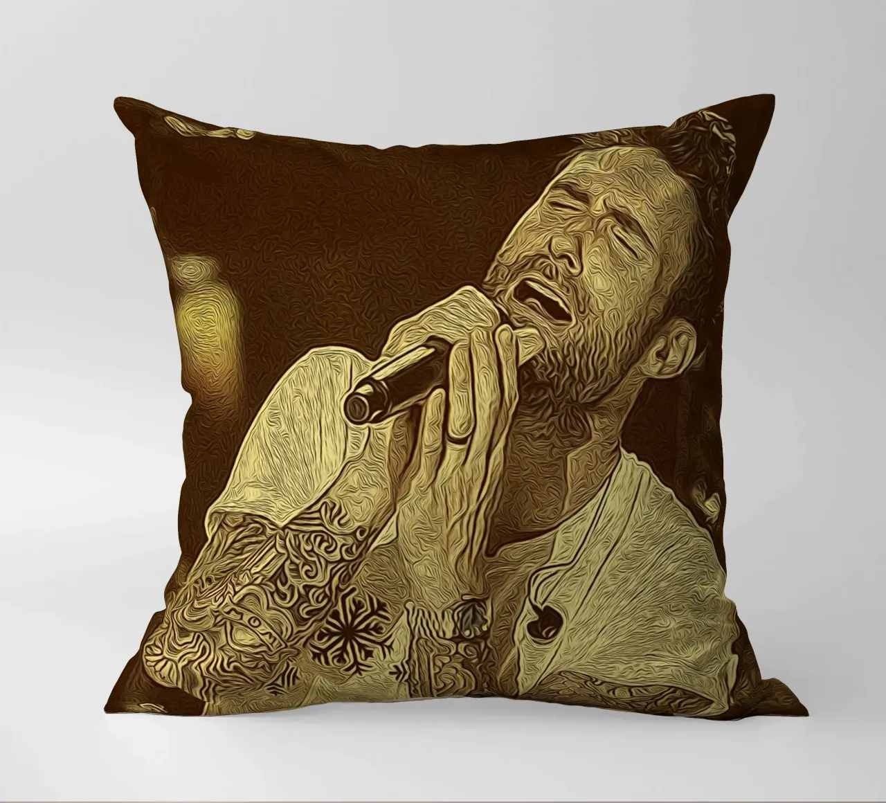 Levine nelle luci cuscino da singpentinksale