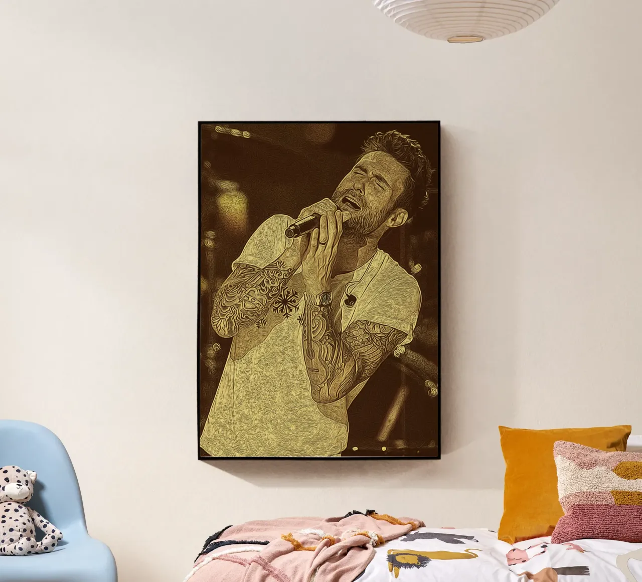 Levine en Luces metacrilato de singpentinksale
