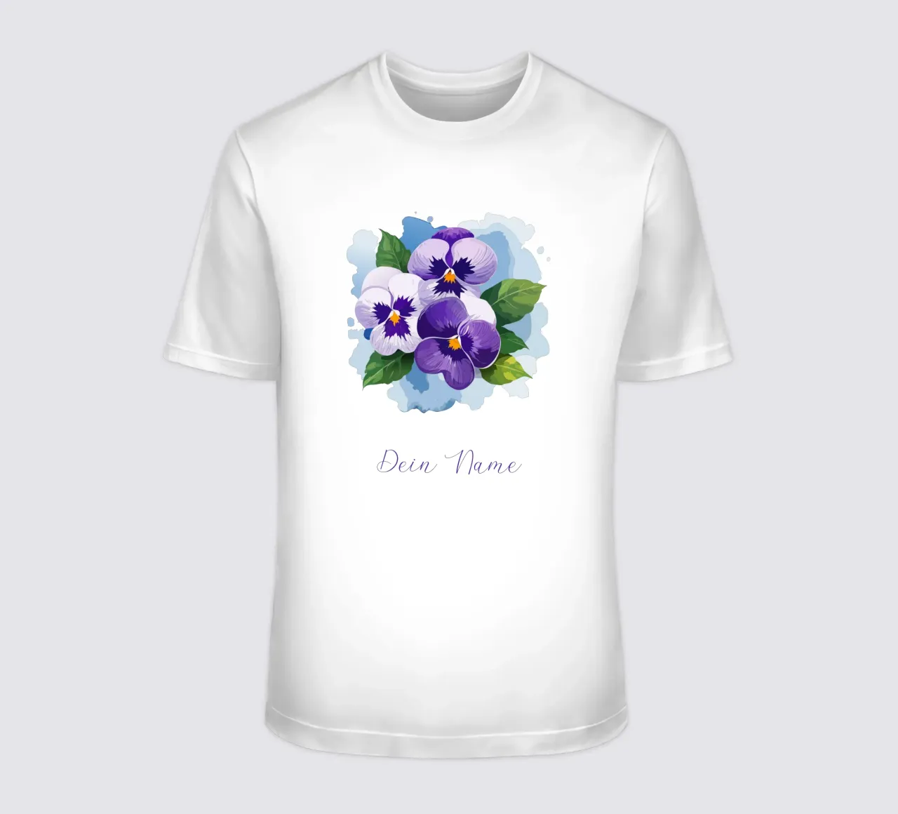Veilchen Geburtsblume Februar T-Shirt von Geburtsblume