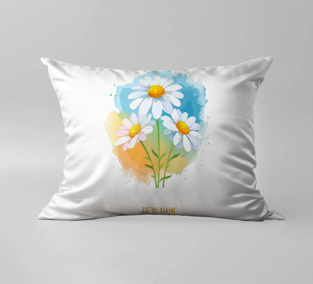 Fiore di nascita aprile - Margherita cuscino da Geburtsblume