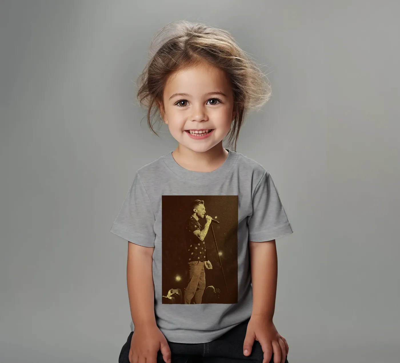 Cuore e armonia t-shirt bambini da singpentinksale