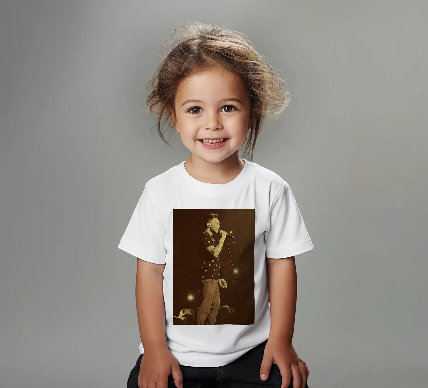Cuore e armonia t-shirt bambini da singpentinksale