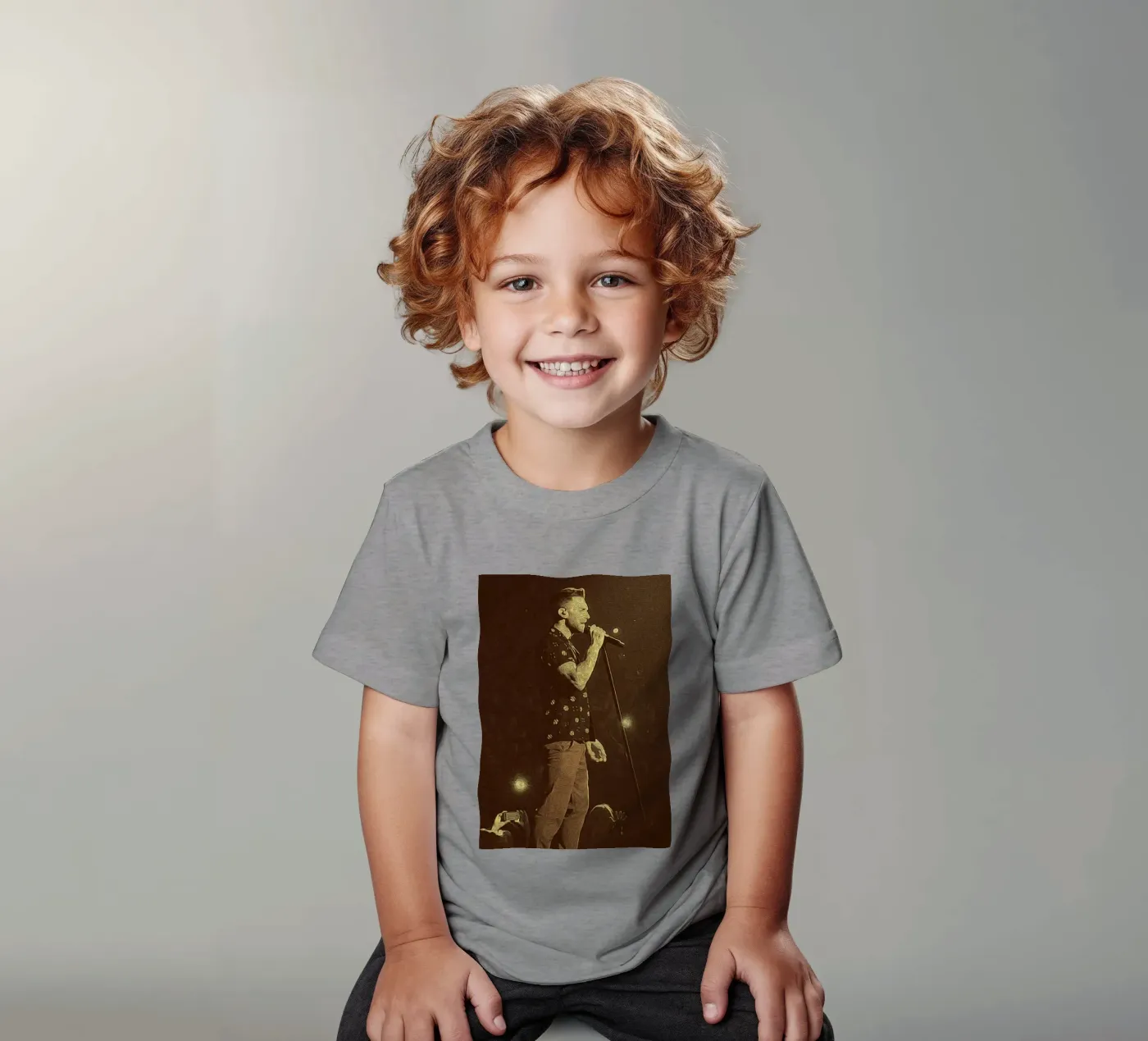 Cuore e armonia t-shirt bambini da singpentinksale