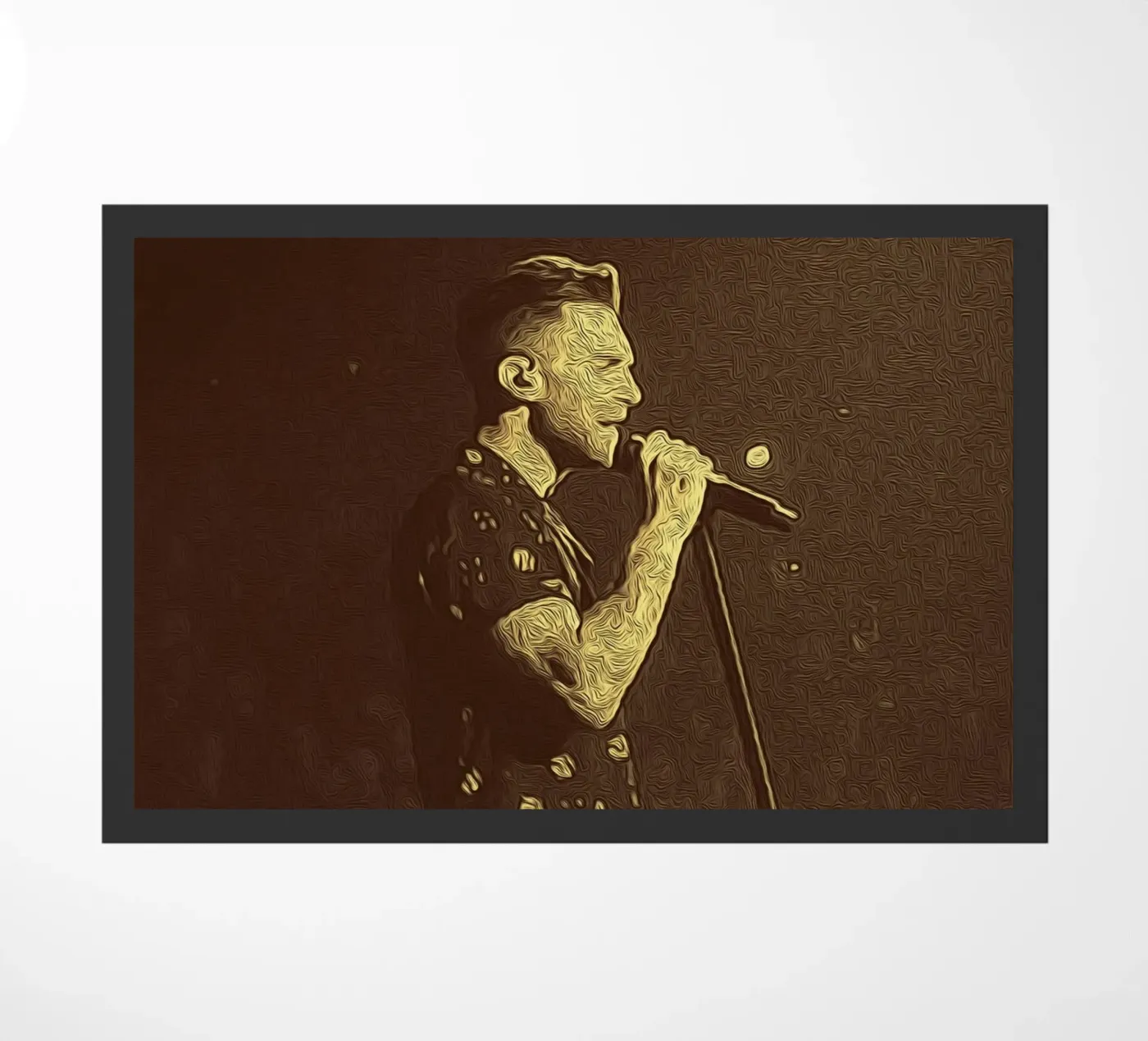 Herz und Harmonie Fußmatte von singpentinksale