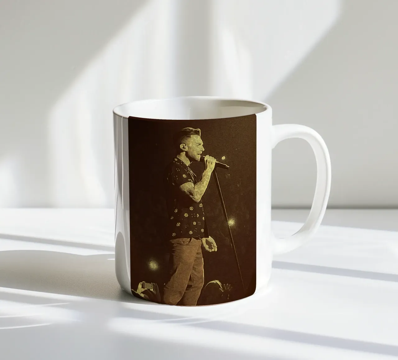 Cuore e armonia tazza in ceramica da singpentinksale
