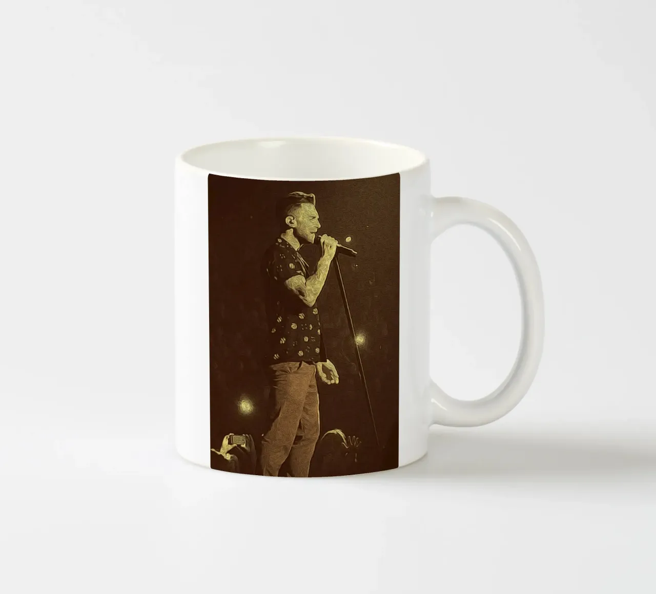 Cuore e armonia tazza in ceramica da singpentinksale