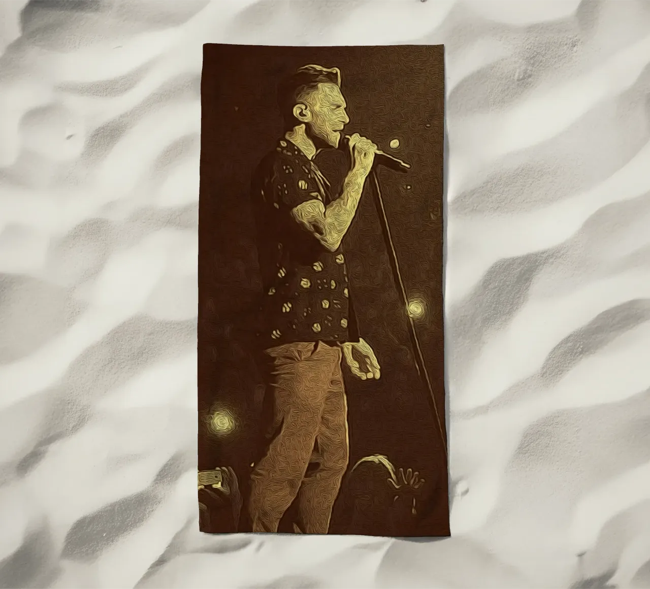 Cuore e armonia telo mare da singpentinksale