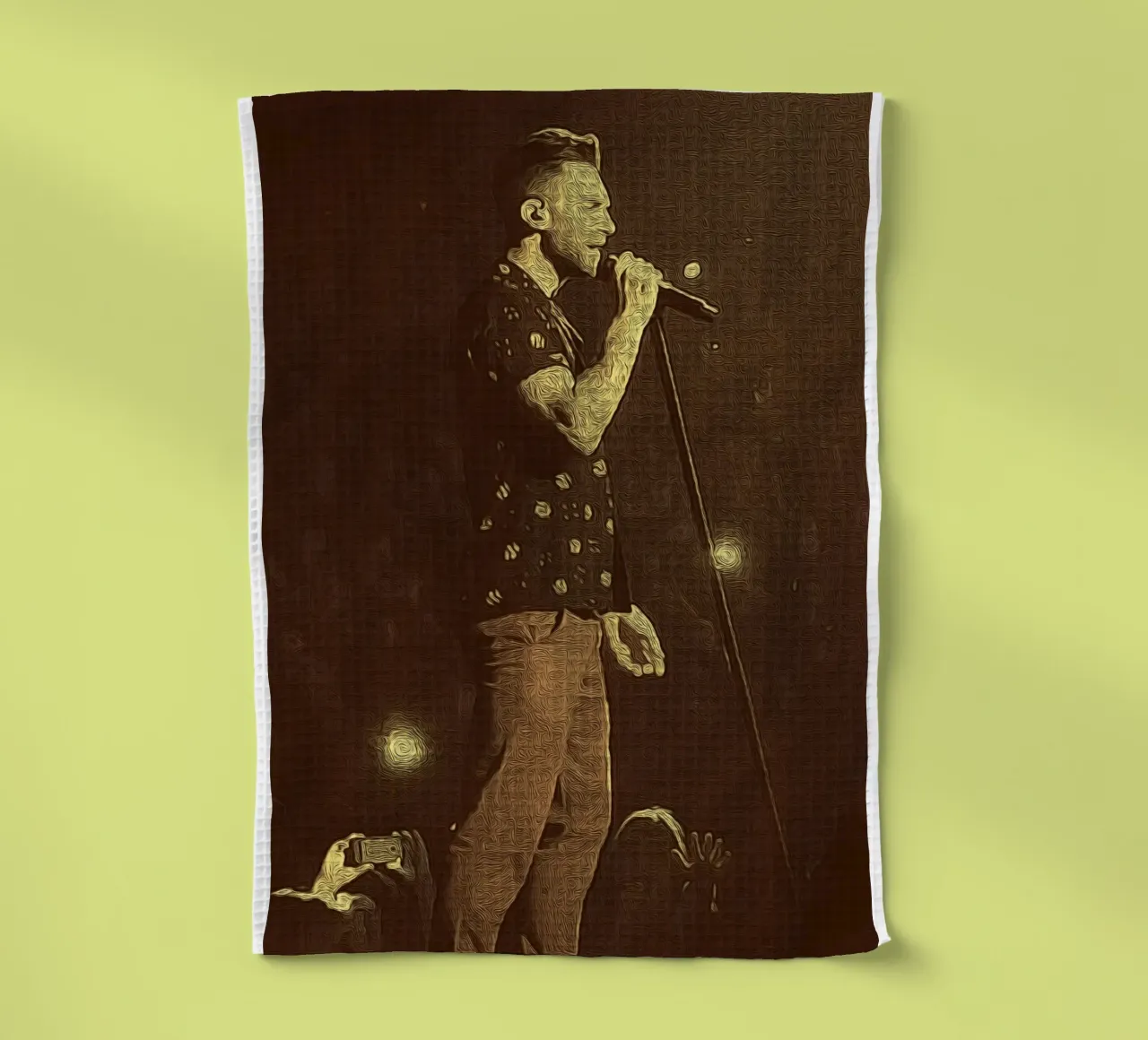 Heart & Harmony tea towel by singpentinksale
