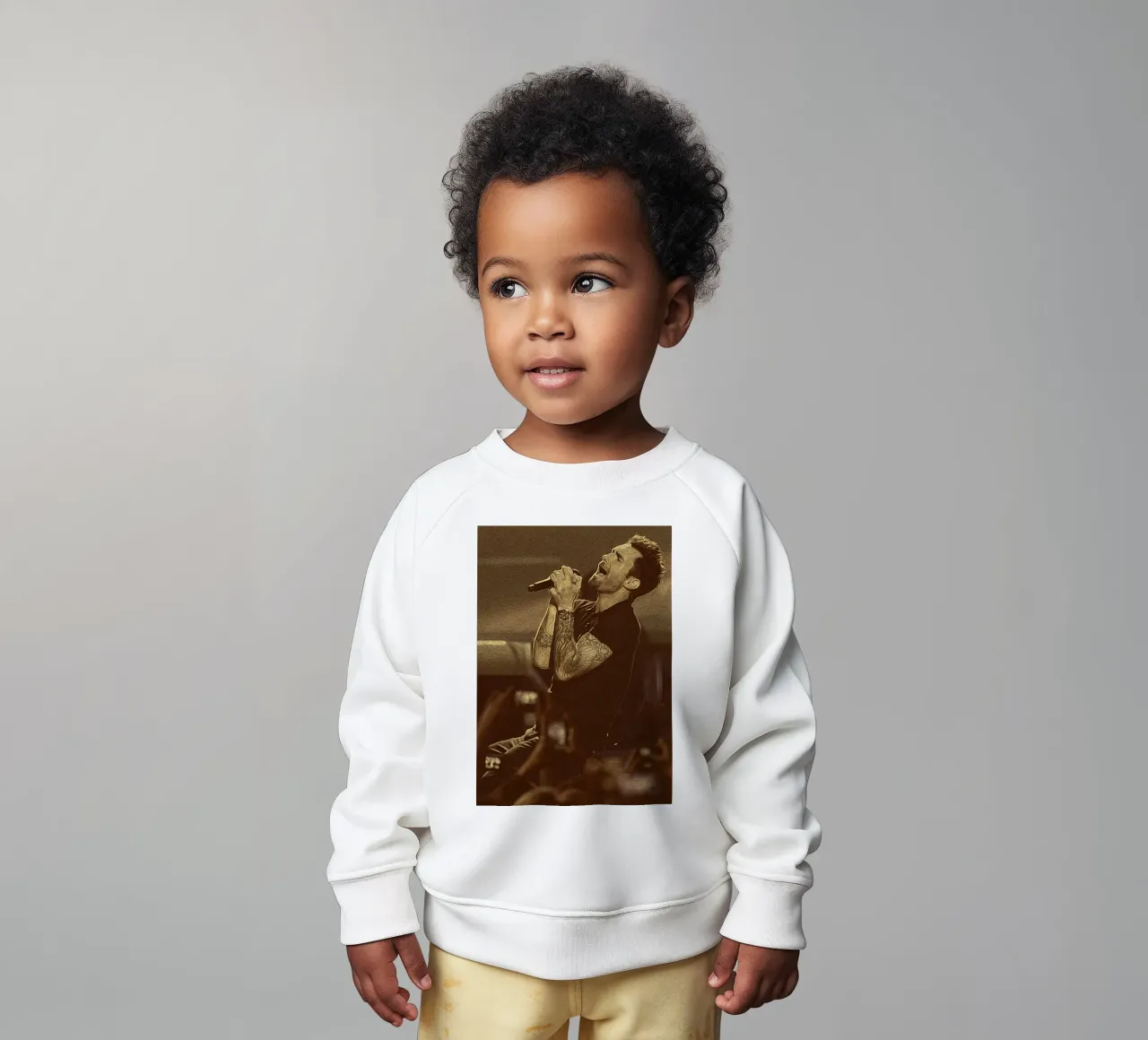 Flusso retro Rockstar felpa neonato da singpentinksale