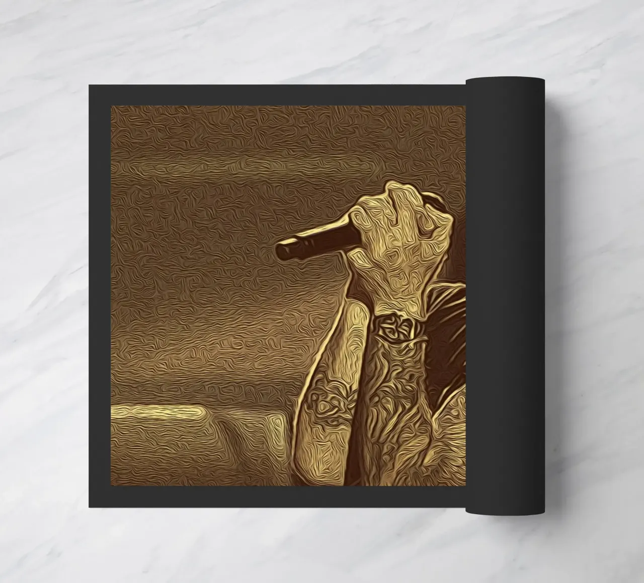 Flusso retro Rockstar zerbino da singpentinksale