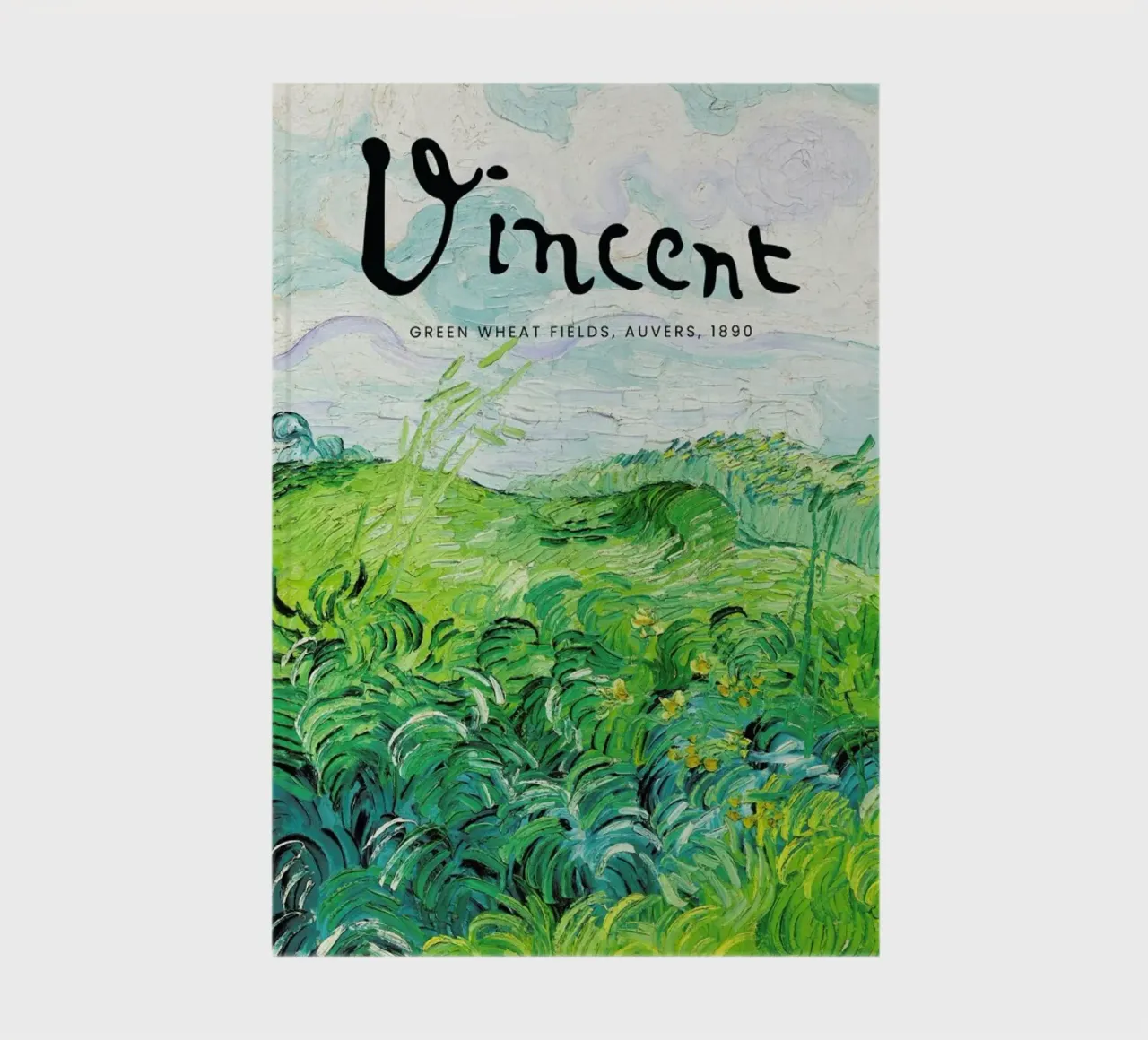 Signed, Vincent – Green Wheat Fields notebook by Vintage by JUNIQE