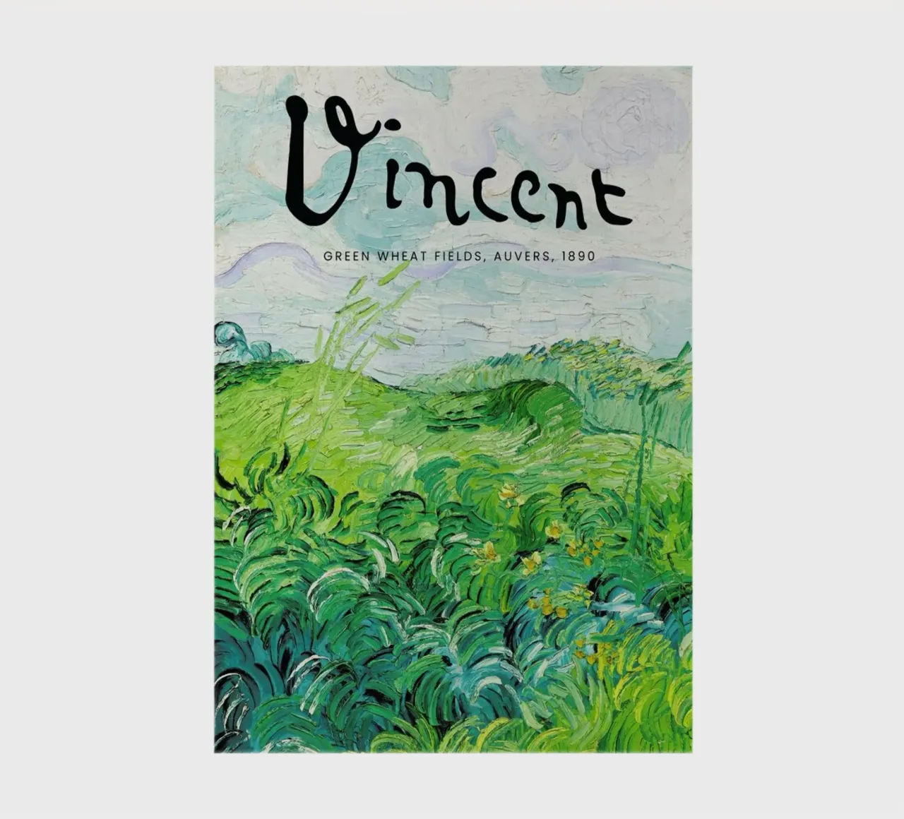 Signed, Vincent – Green Wheat Fields notebook by Vintage by JUNIQE